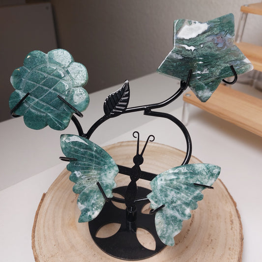 Moosachat Set Ständer