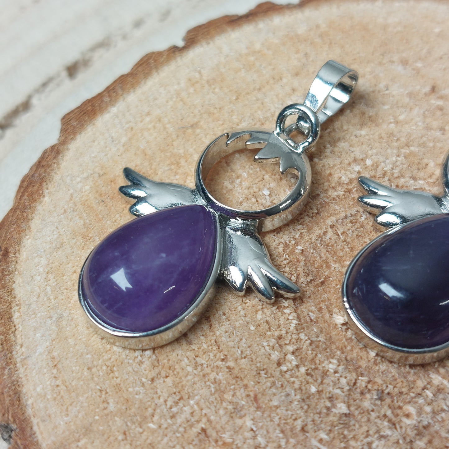 Amethyst Engel Anhänger