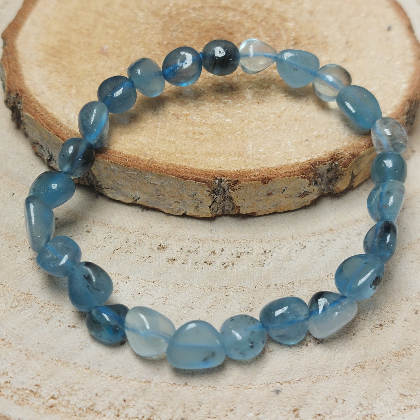 Devil Aquamarin Nugget-Armband