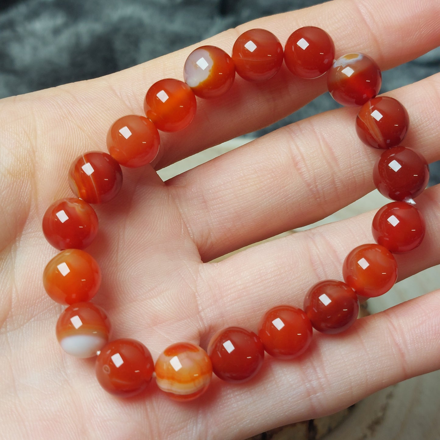 Karneol Armband 10mm