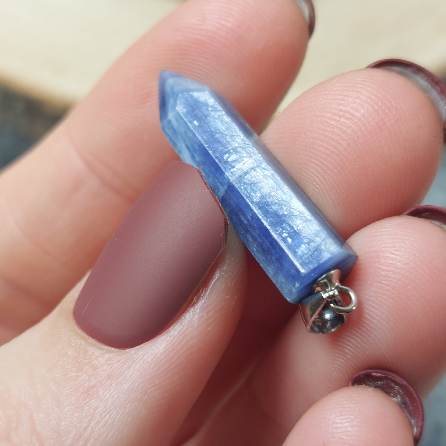 Kyanit Anhänger 925er-Silber
