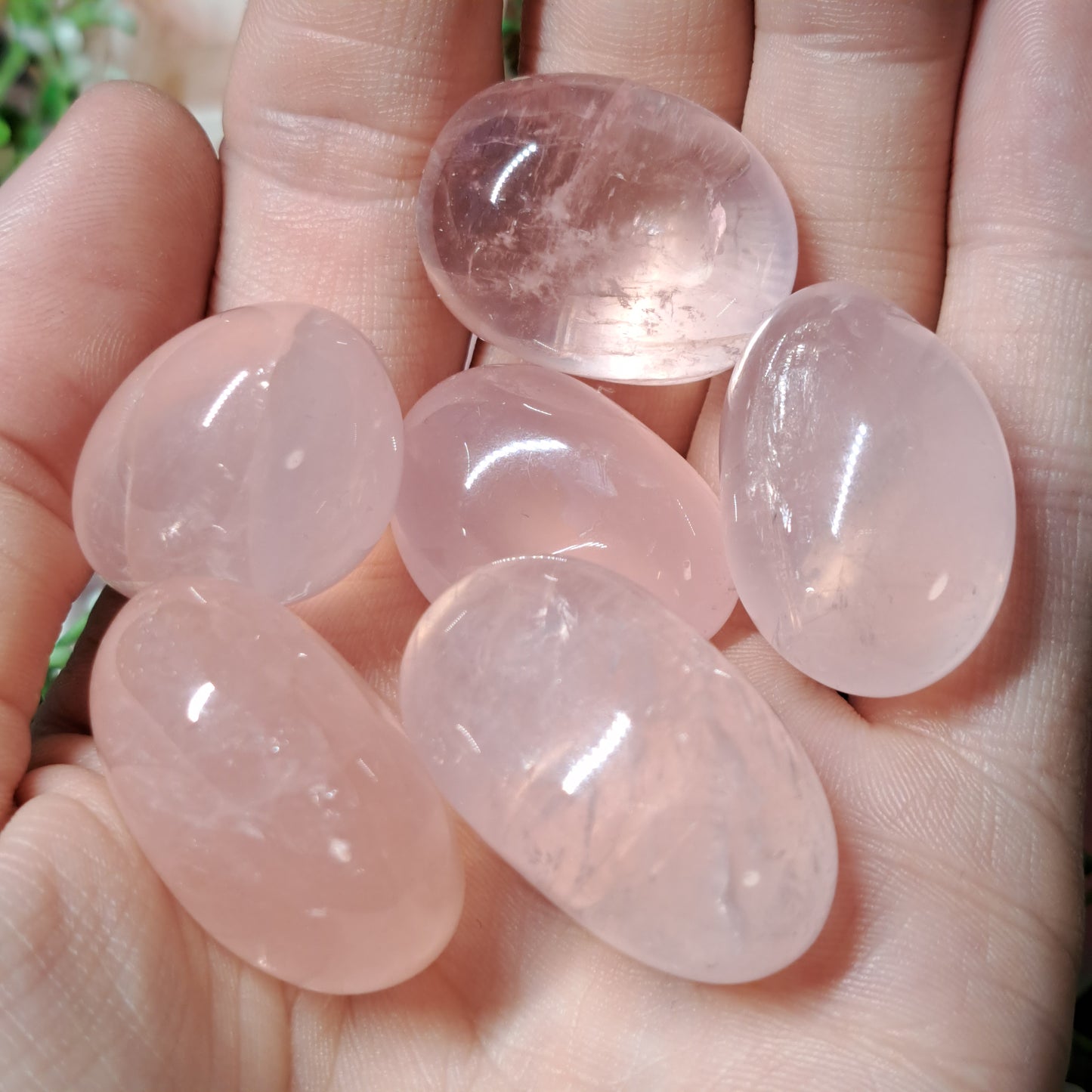 Rosenquarz High Quality Trommelstein