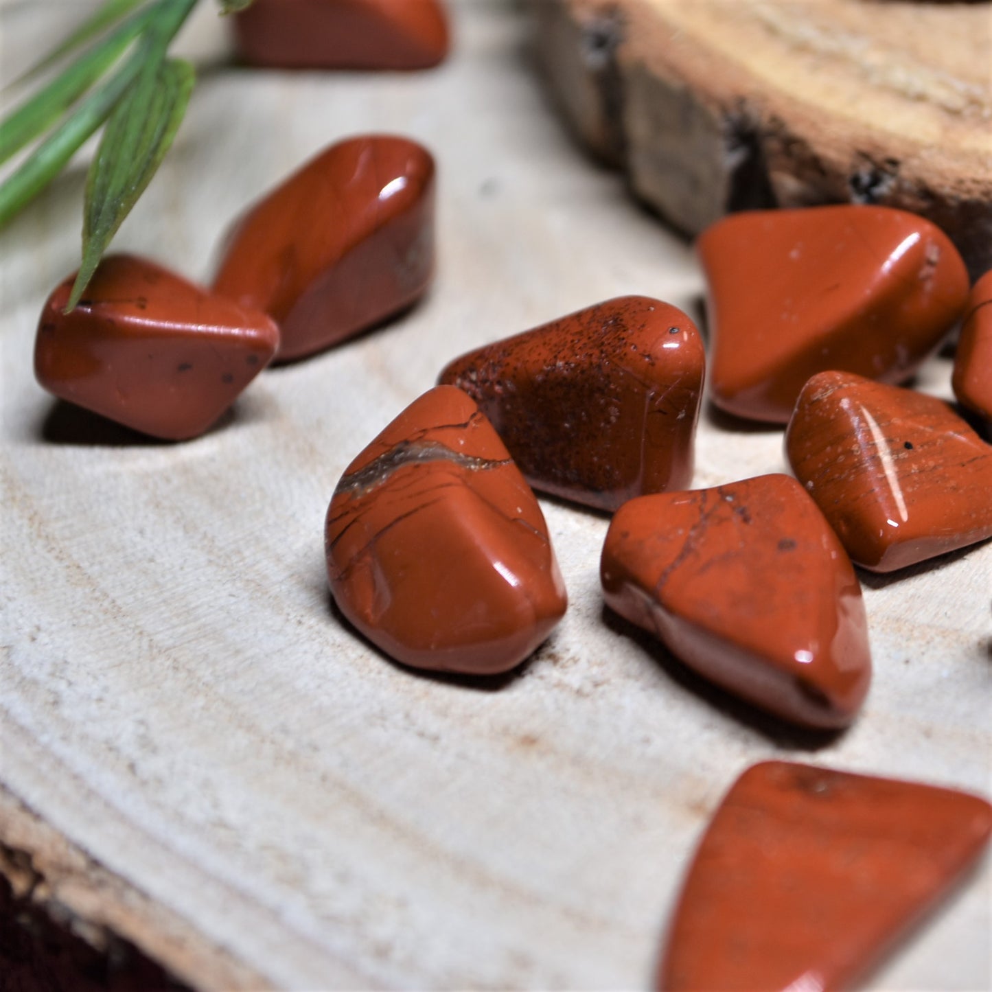 Jaspis rot Trommelstein