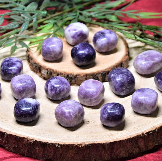 Lepidolith Trommelstein