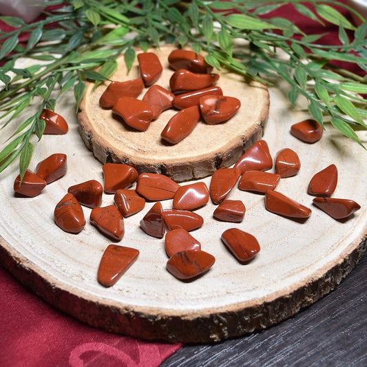 Jaspis rot Trommelstein