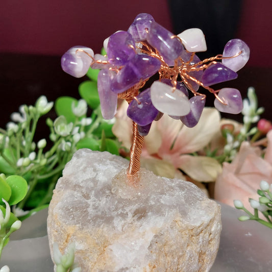 Amethyst Edelstein-Baum