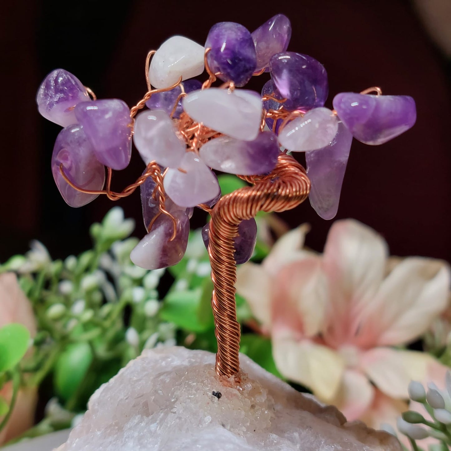 Amethyst Edelstein-Baum