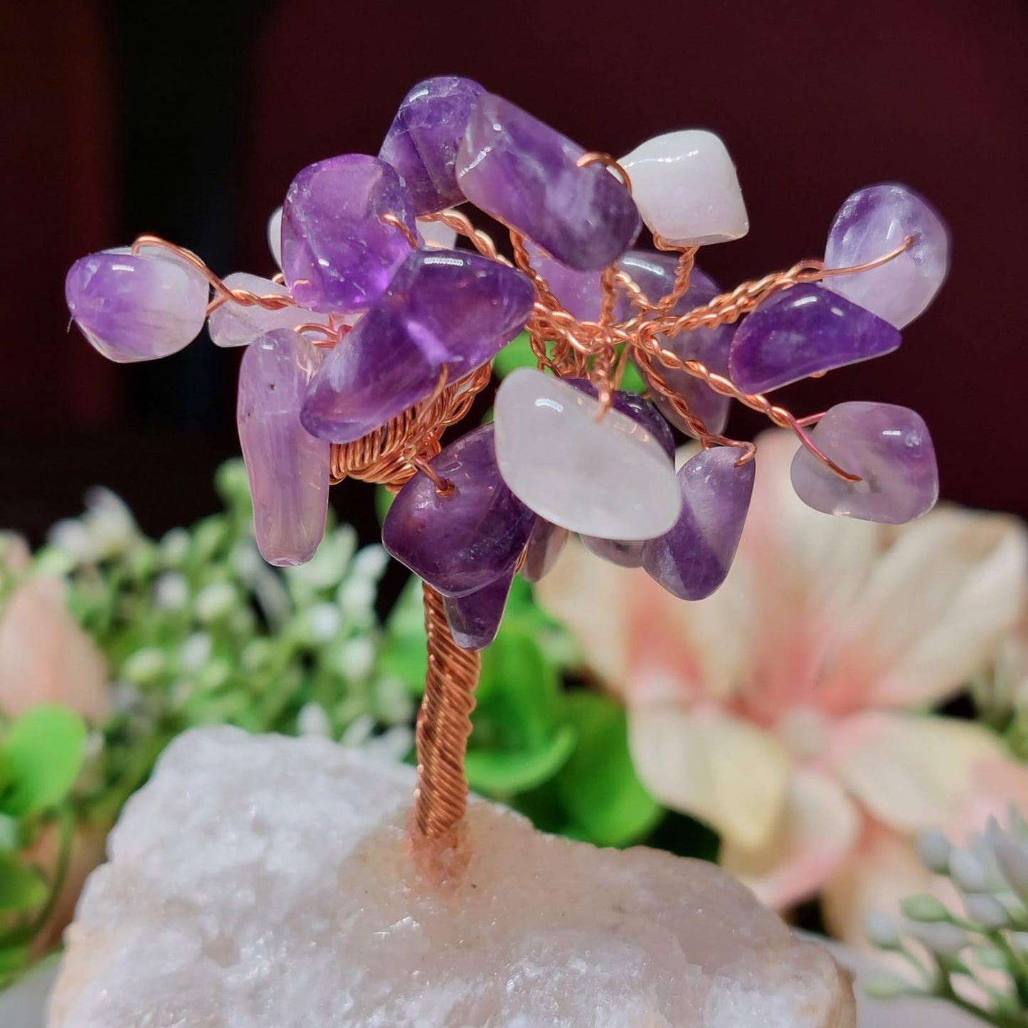 Amethyst Edelstein-Baum