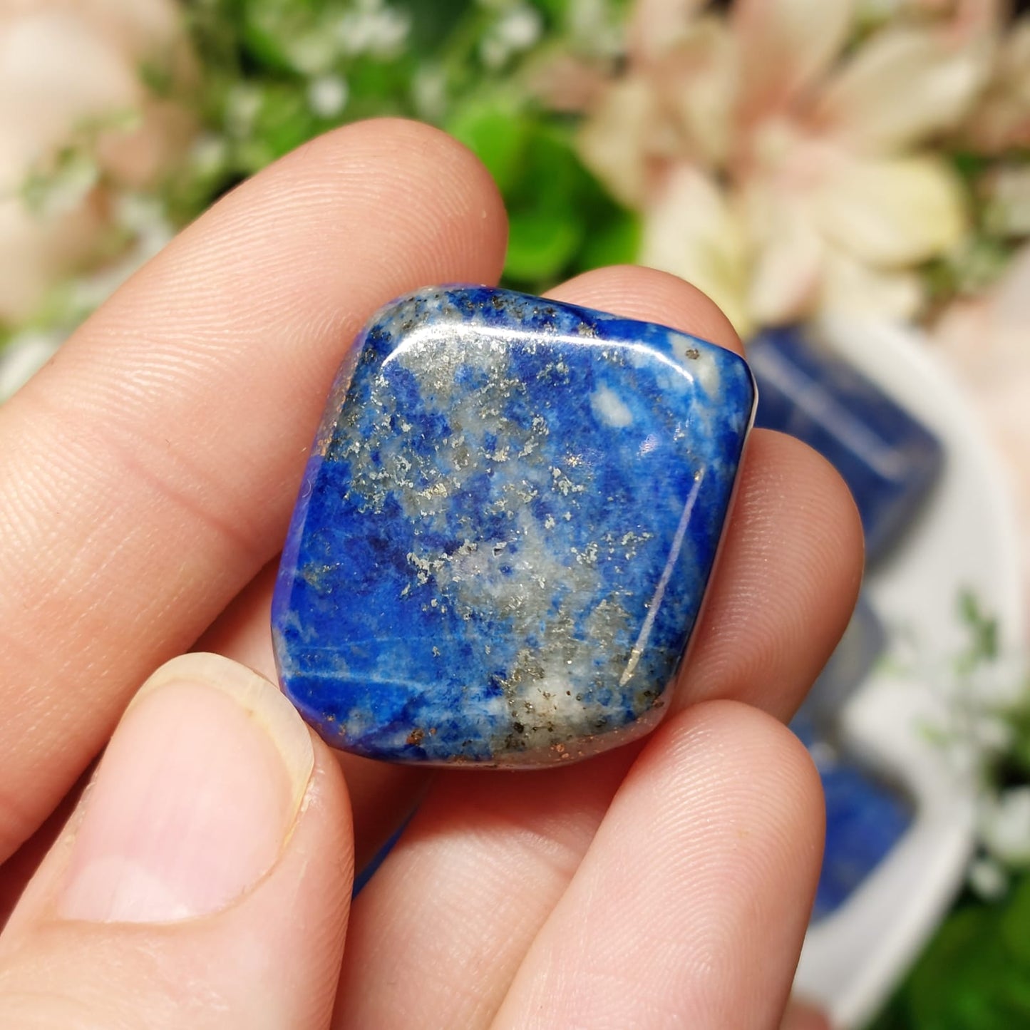 Lapislazuli Trommelstein AA-Qualität