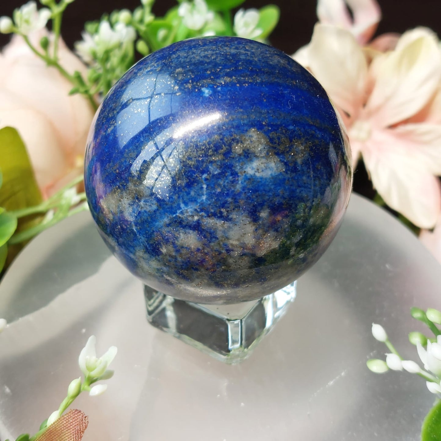 Kugel-Ständer aus Glas