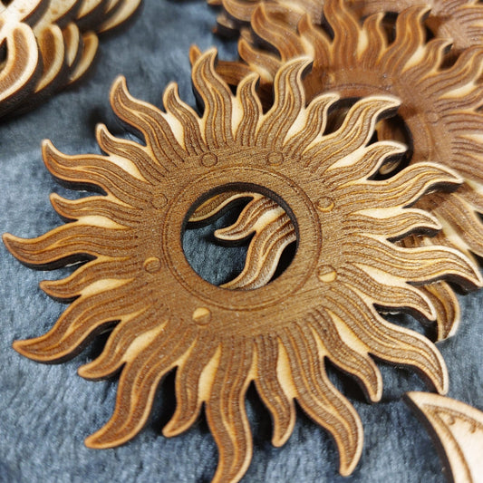 Kugelständer aus Holz - Sonne