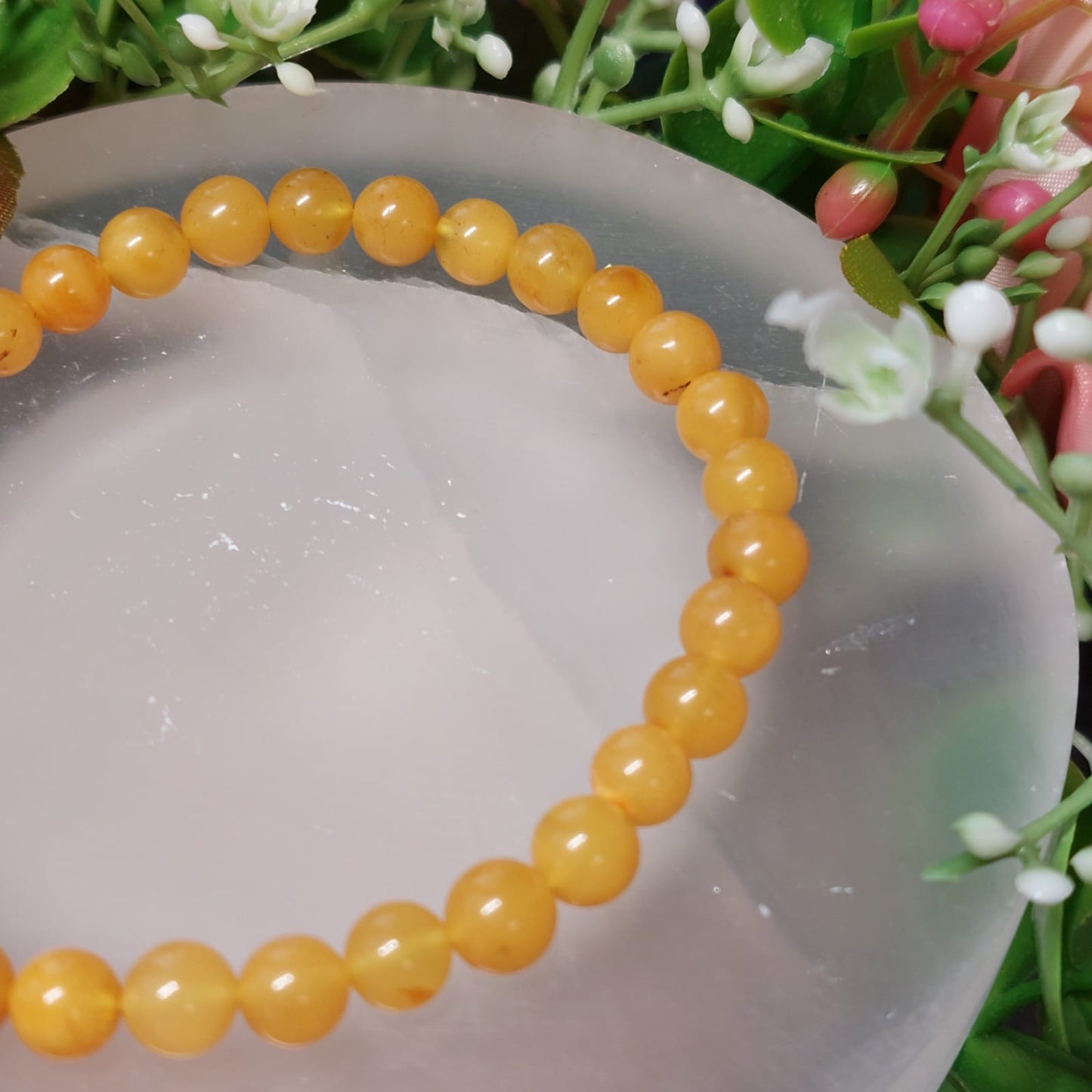 Bernstein Perlen Armband