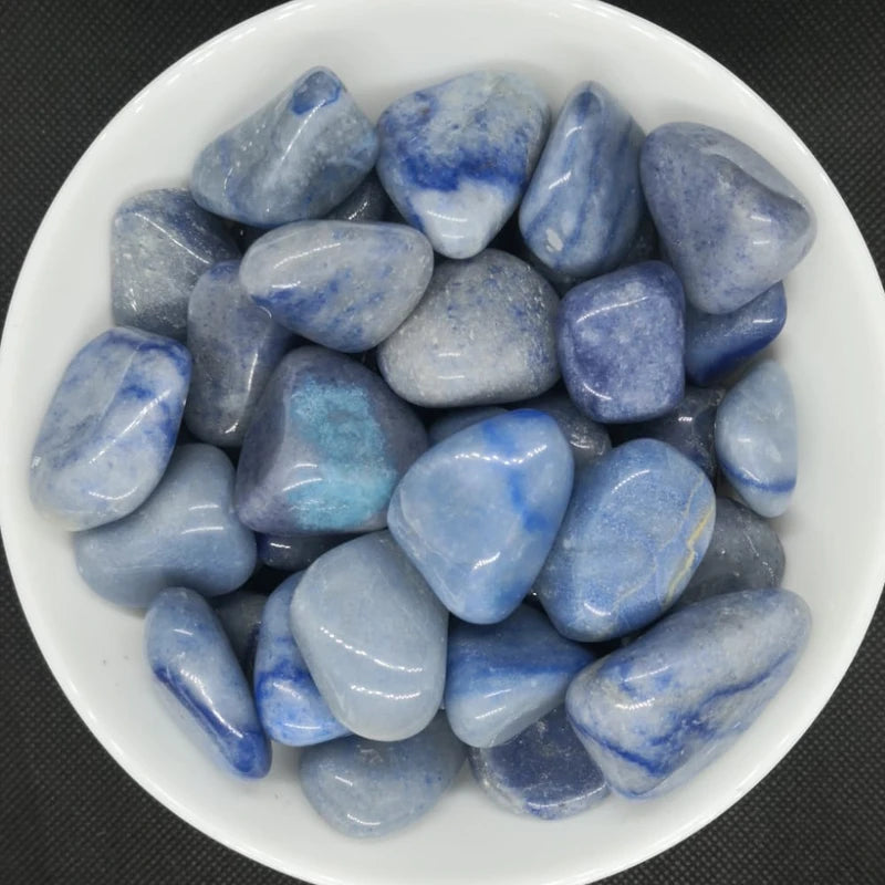 Blauquarz Trommelstein