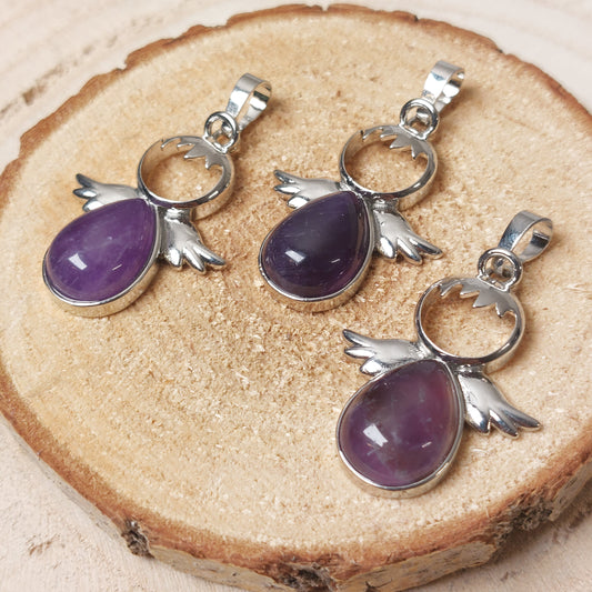 Amethyst Engel Anhänger